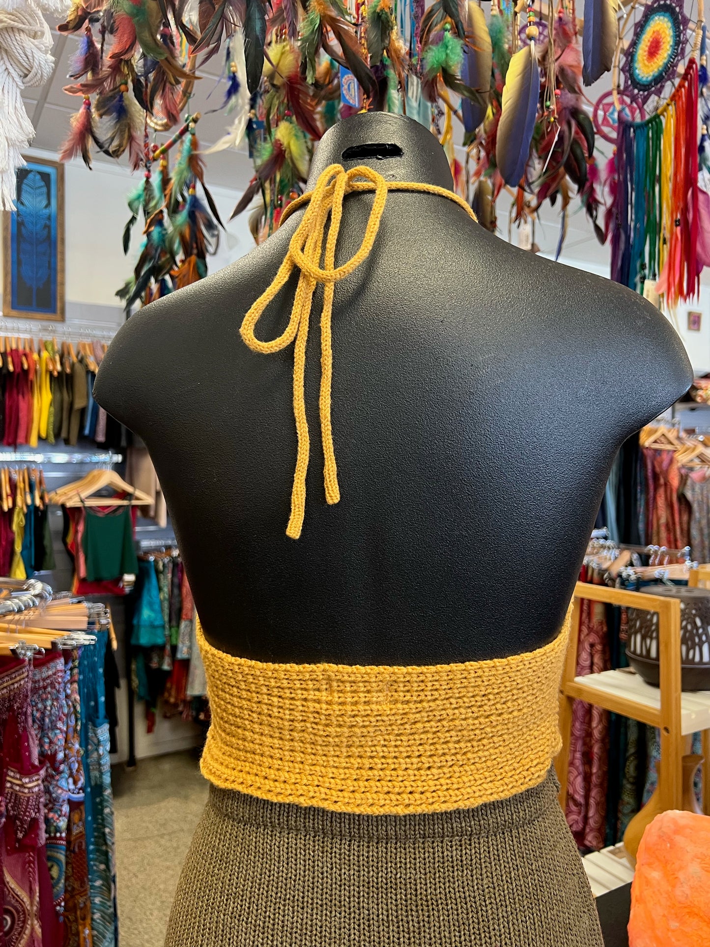 Spacey Knit Crop Top