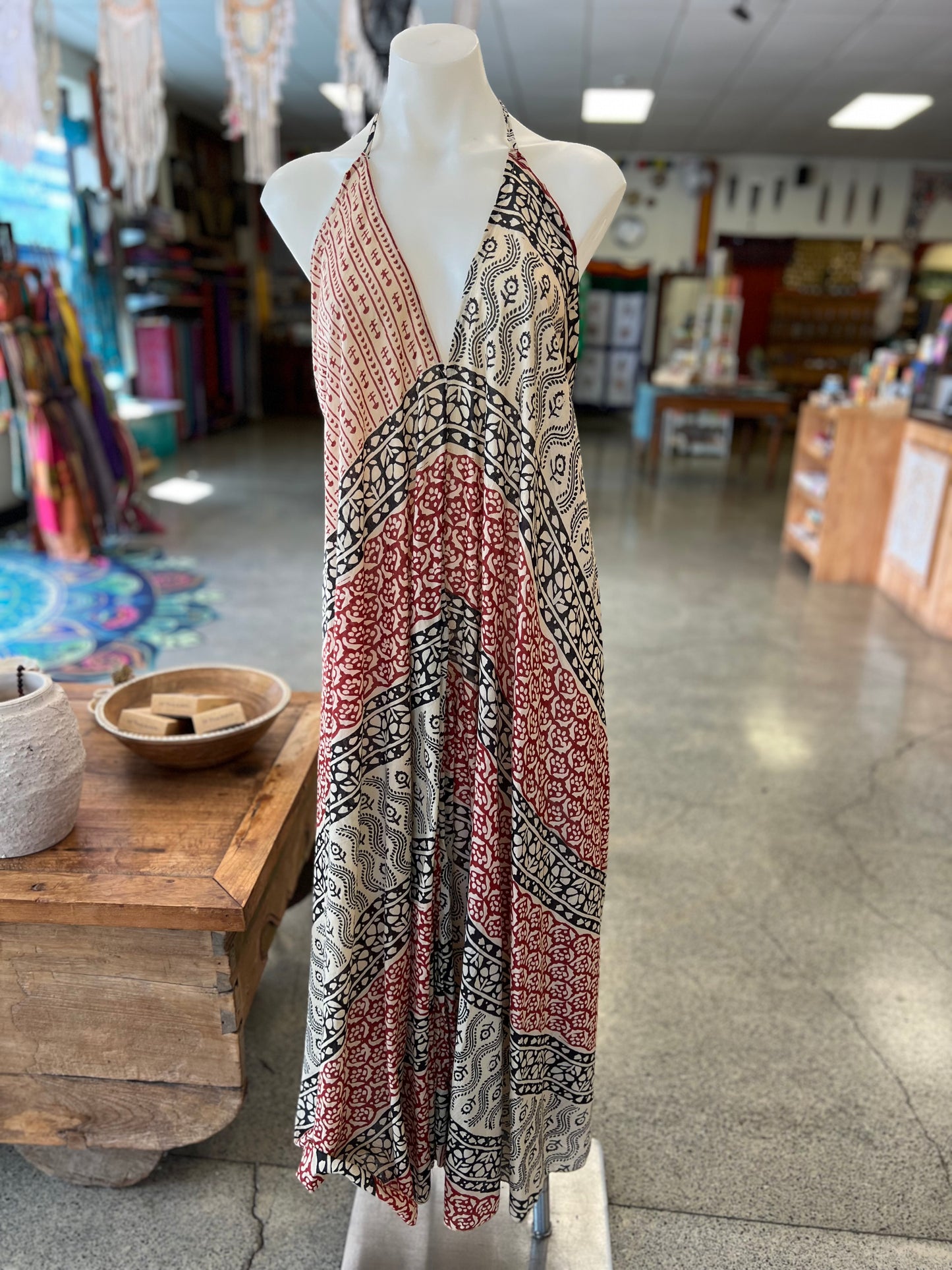 Pania Block Print Dress