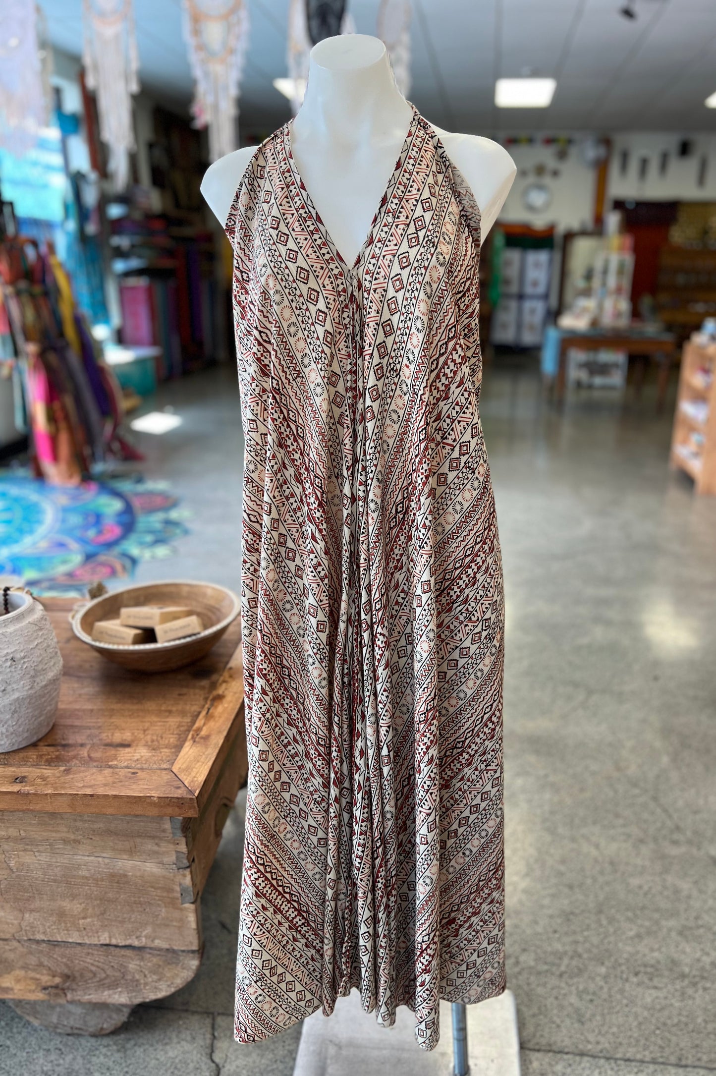 Pania Block Print Dress