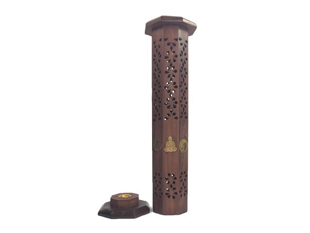 Buddha Yin-Yang Octagon Incense Tower