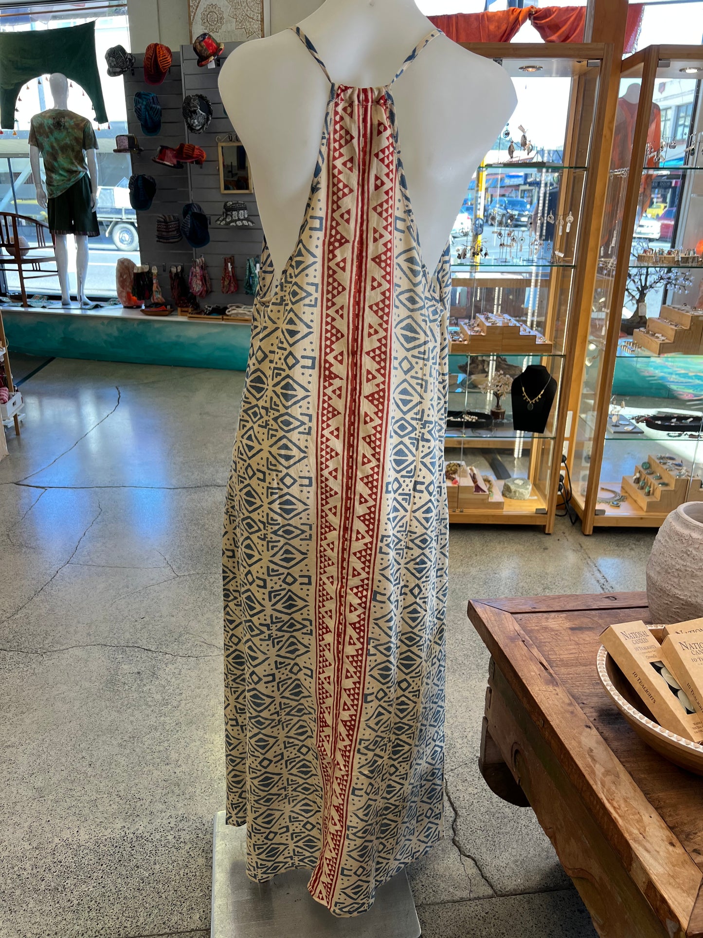 Tina Block Print Dress
