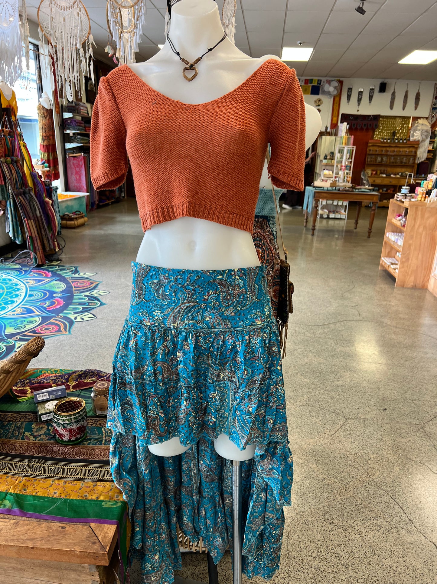 Hazel Jaya Sari Satin Skirt