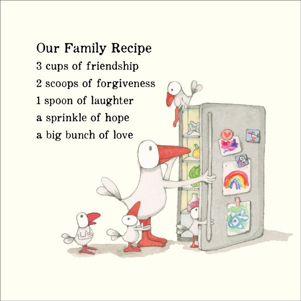 Our Family Recipe Card