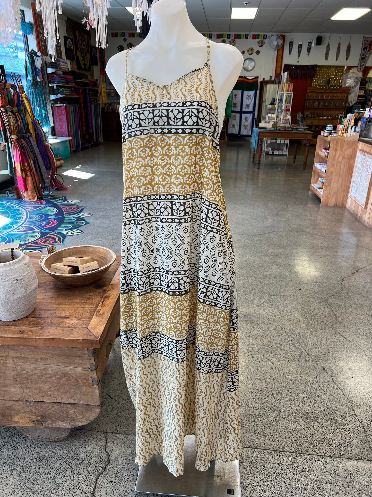 Tina Block Print Dress