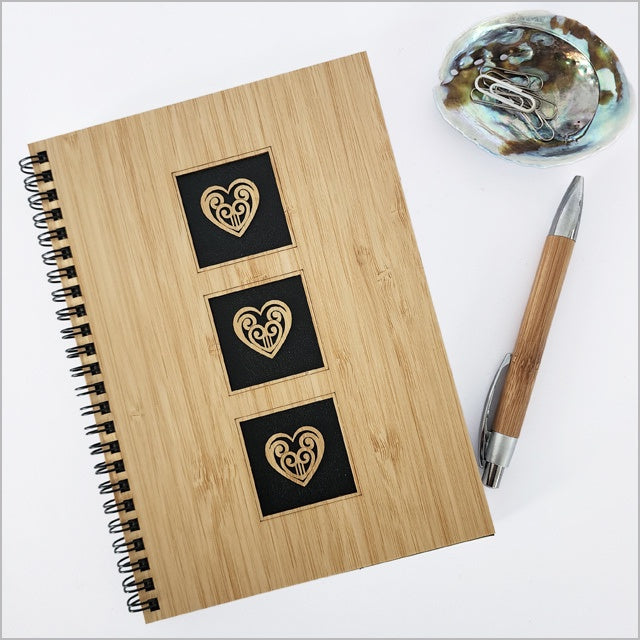 Bamboo Journal - Koru Heart