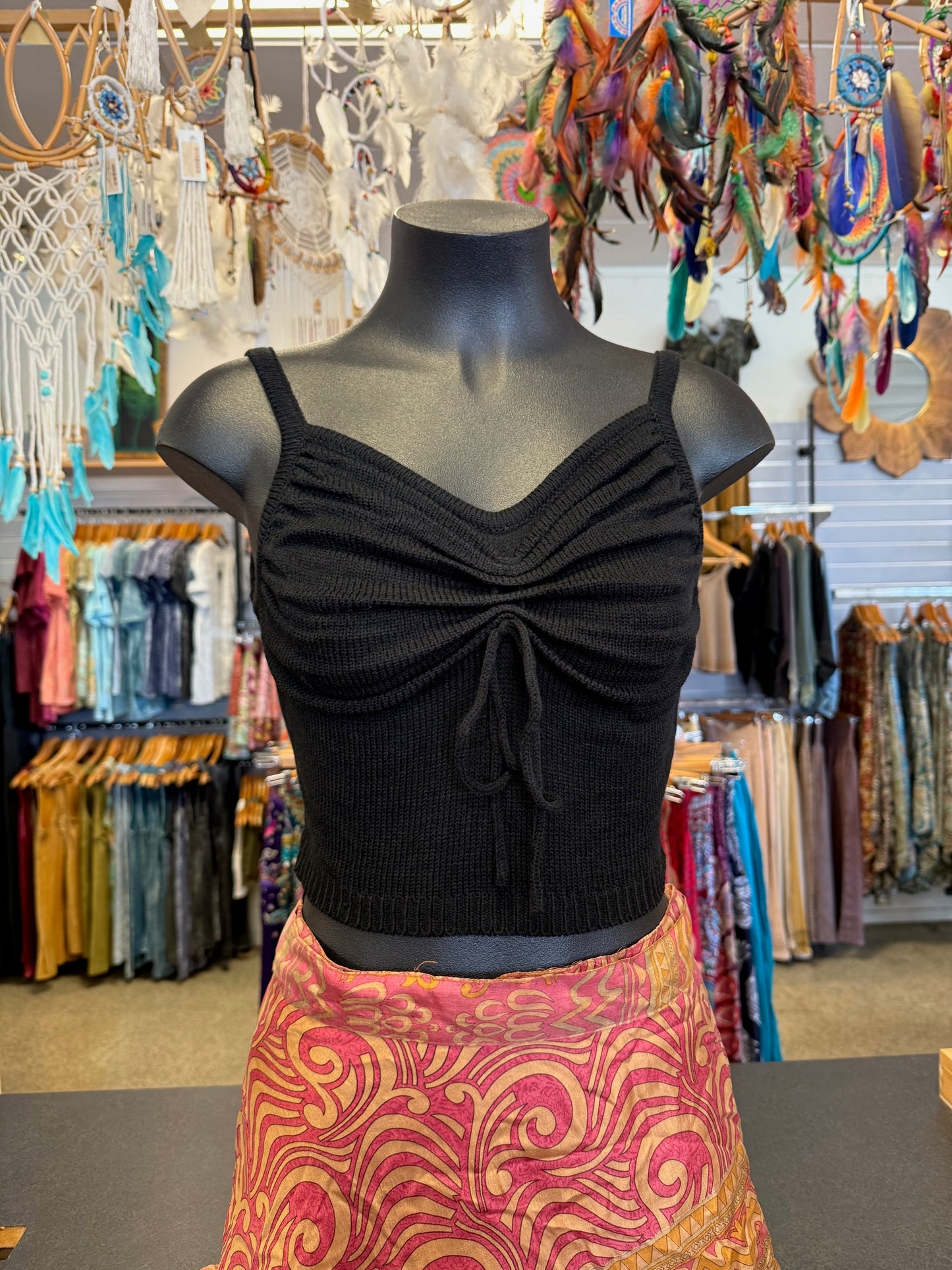 Petal Knit Crop Top