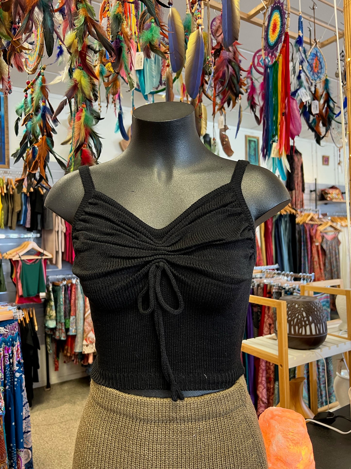 Petal Knit Crop Top