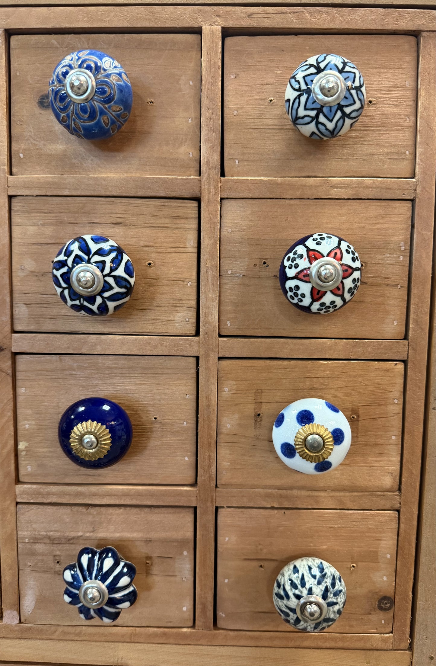 Ceramic Knob Blue
