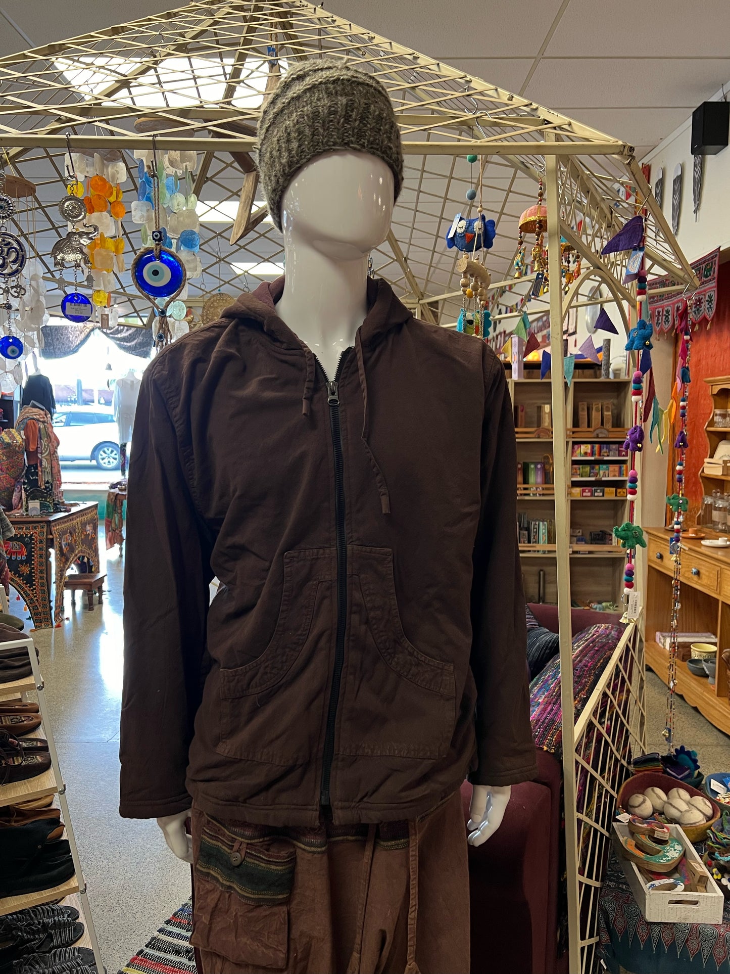 Cotton Lined Hoodie Jacket