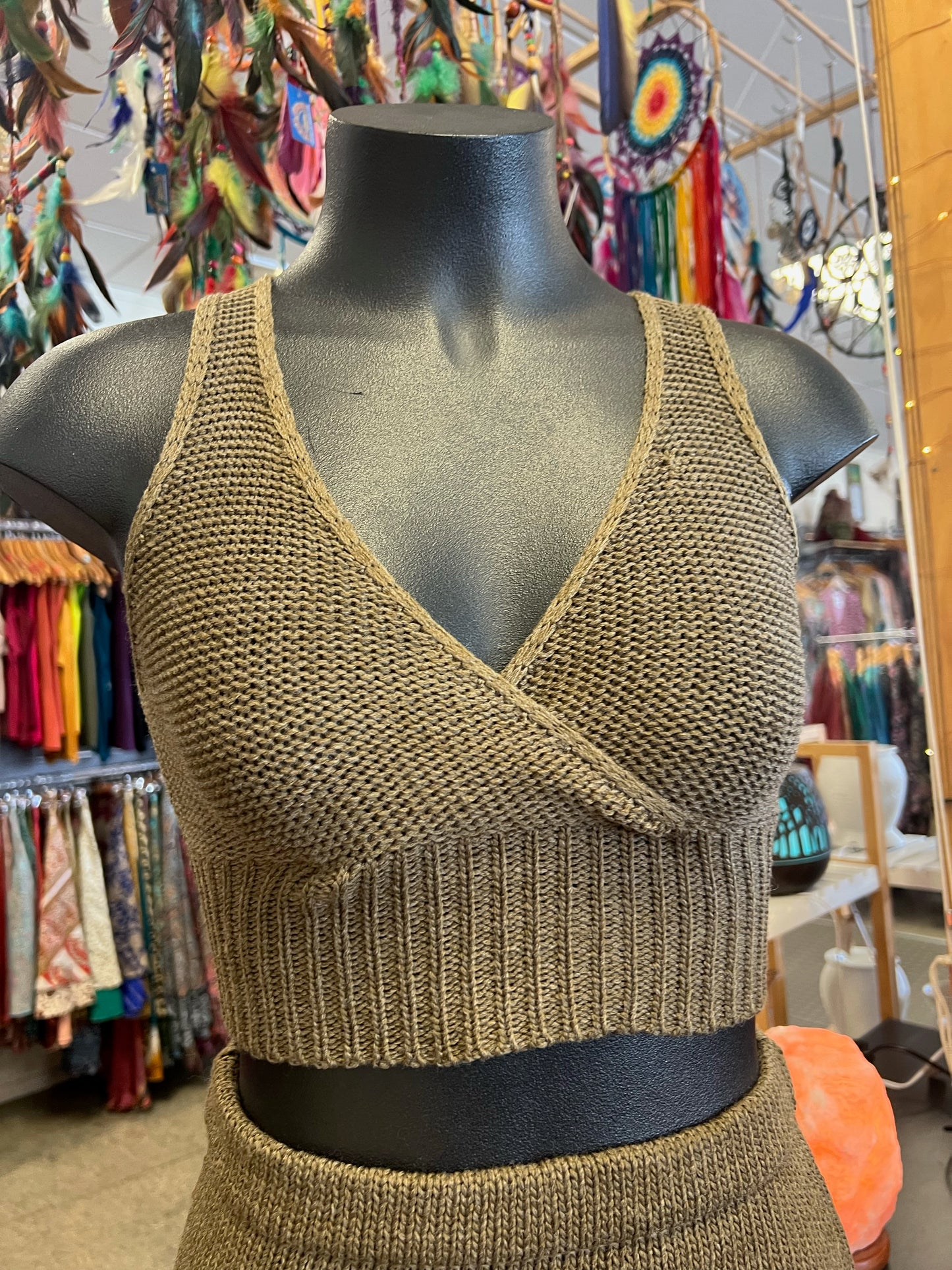 Skater Knit Crop Top