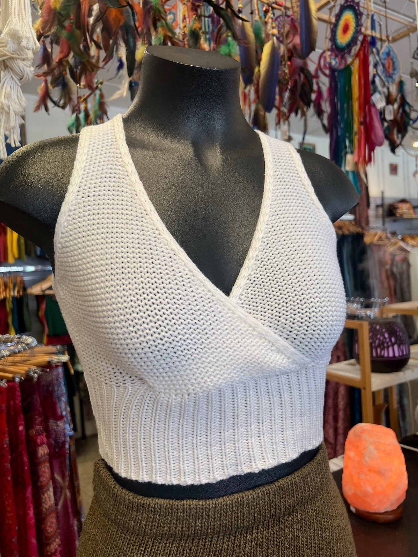 Skater Knit Crop Top