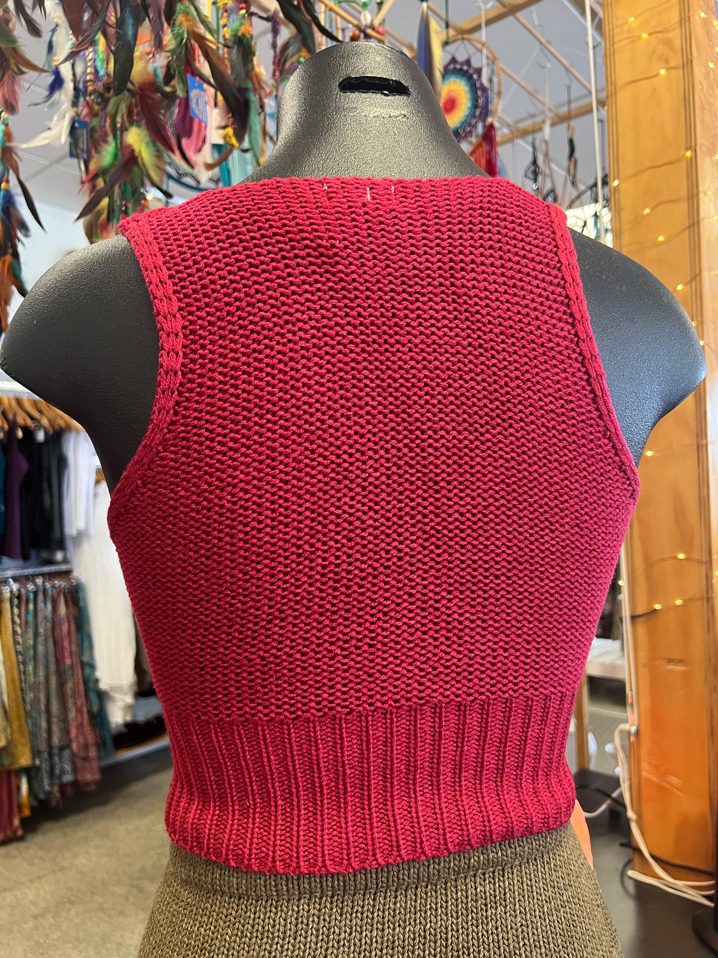 Skater Knit Crop Top