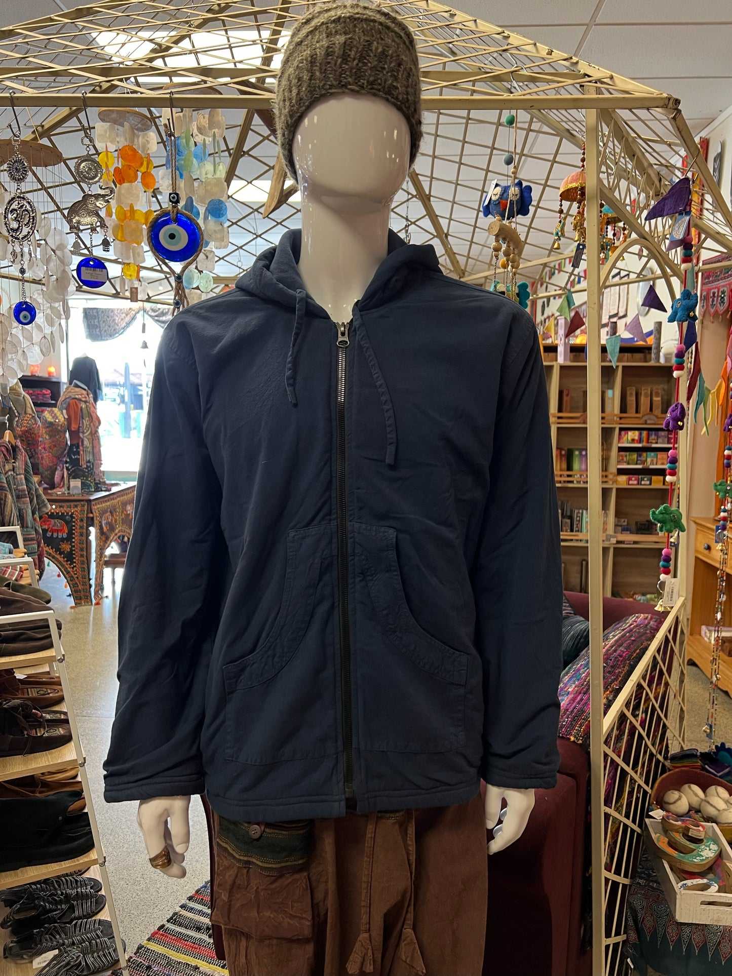 Cotton Lined Hoodie Jacket