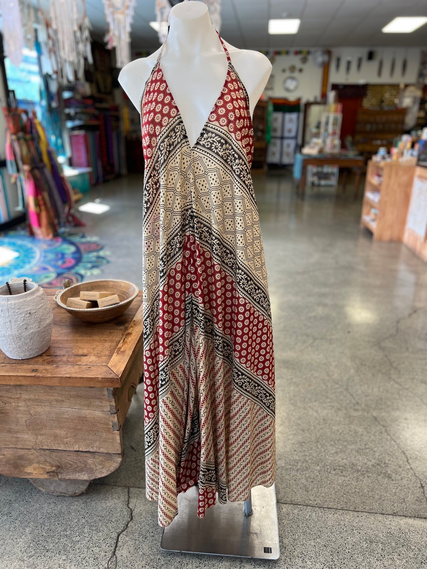 Pania Block Print Dress
