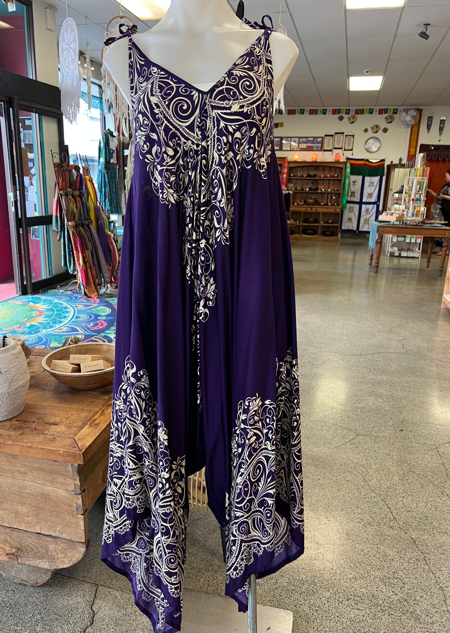 Anakayla Rayon Flower Vine Jumpsuit