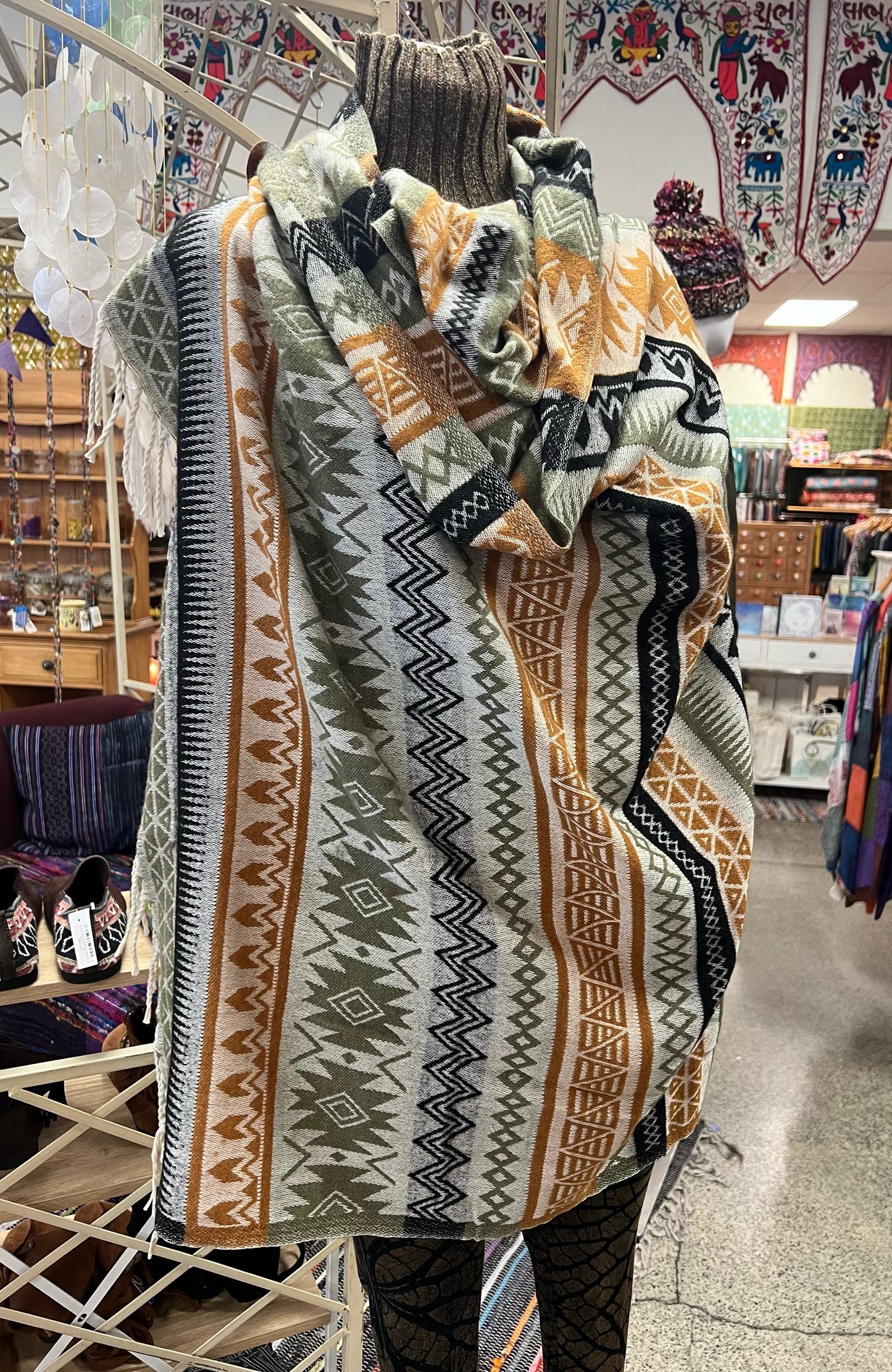 Aztec Winter Shawl