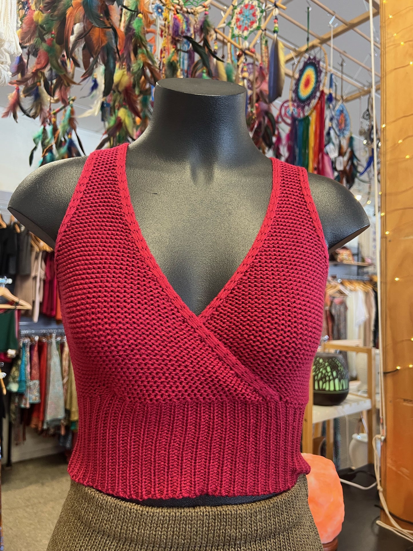 Skater Knit Crop Top