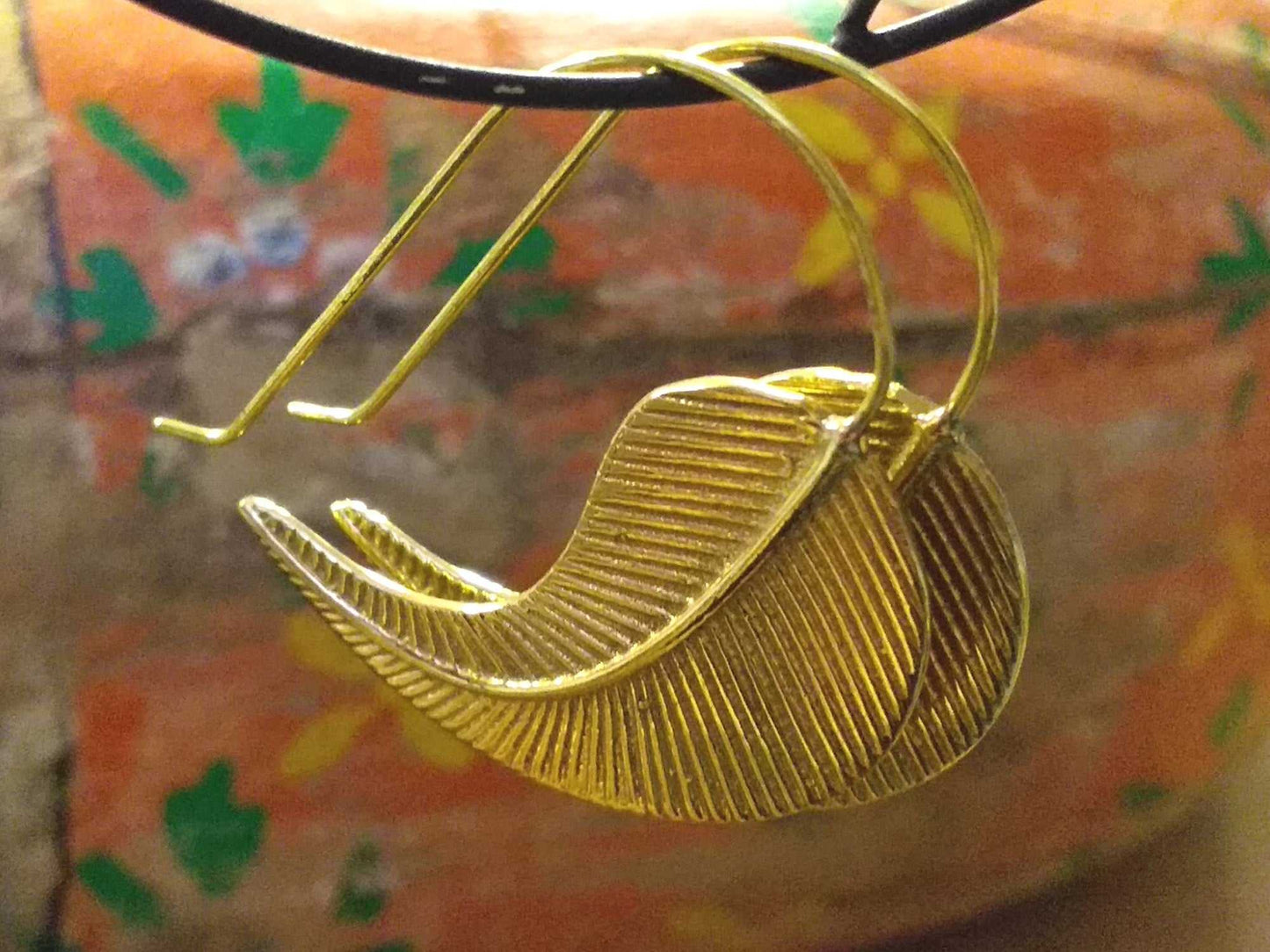 Single Feather Earrings