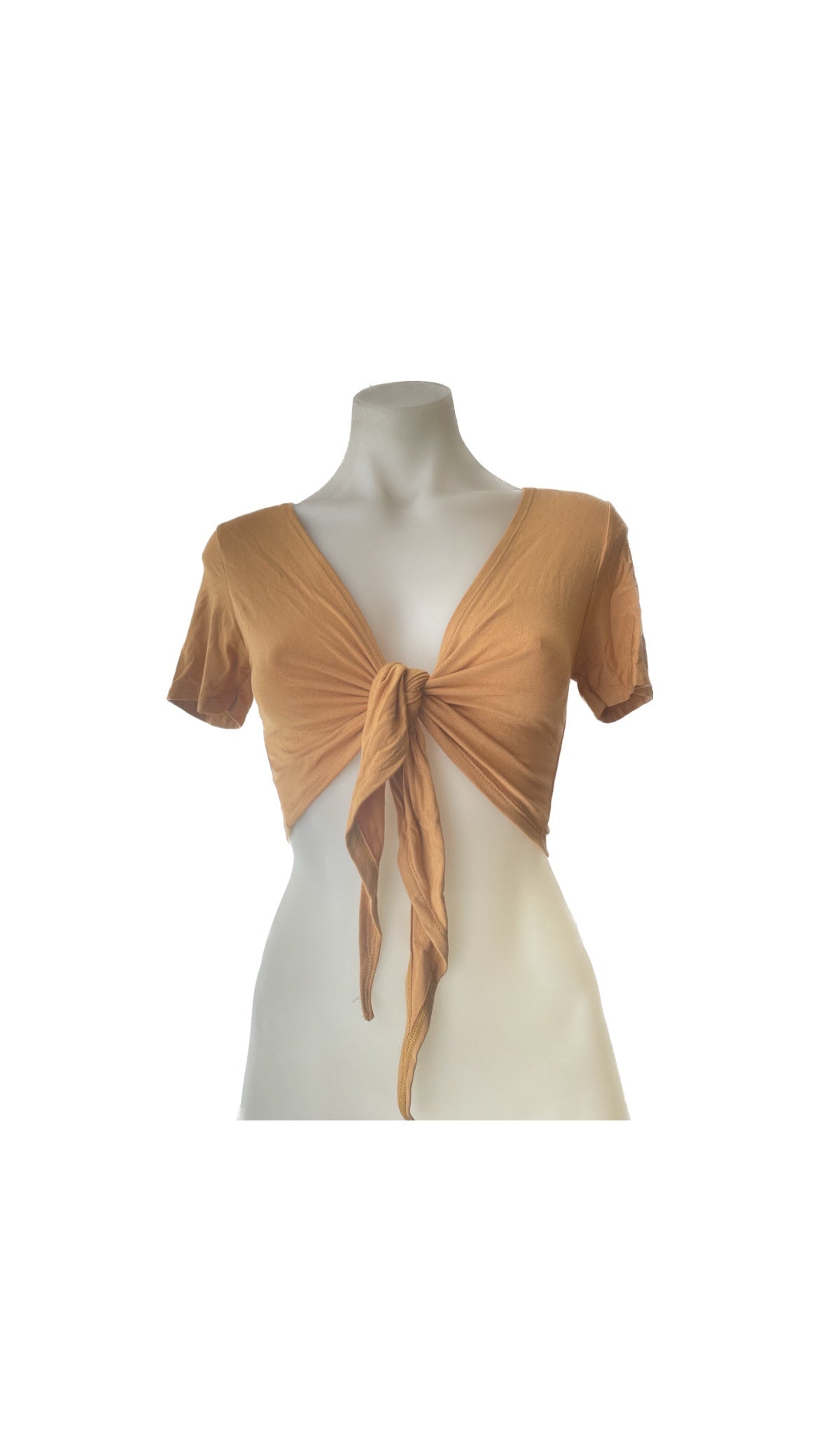 Skyla Knot Tail Crop Top