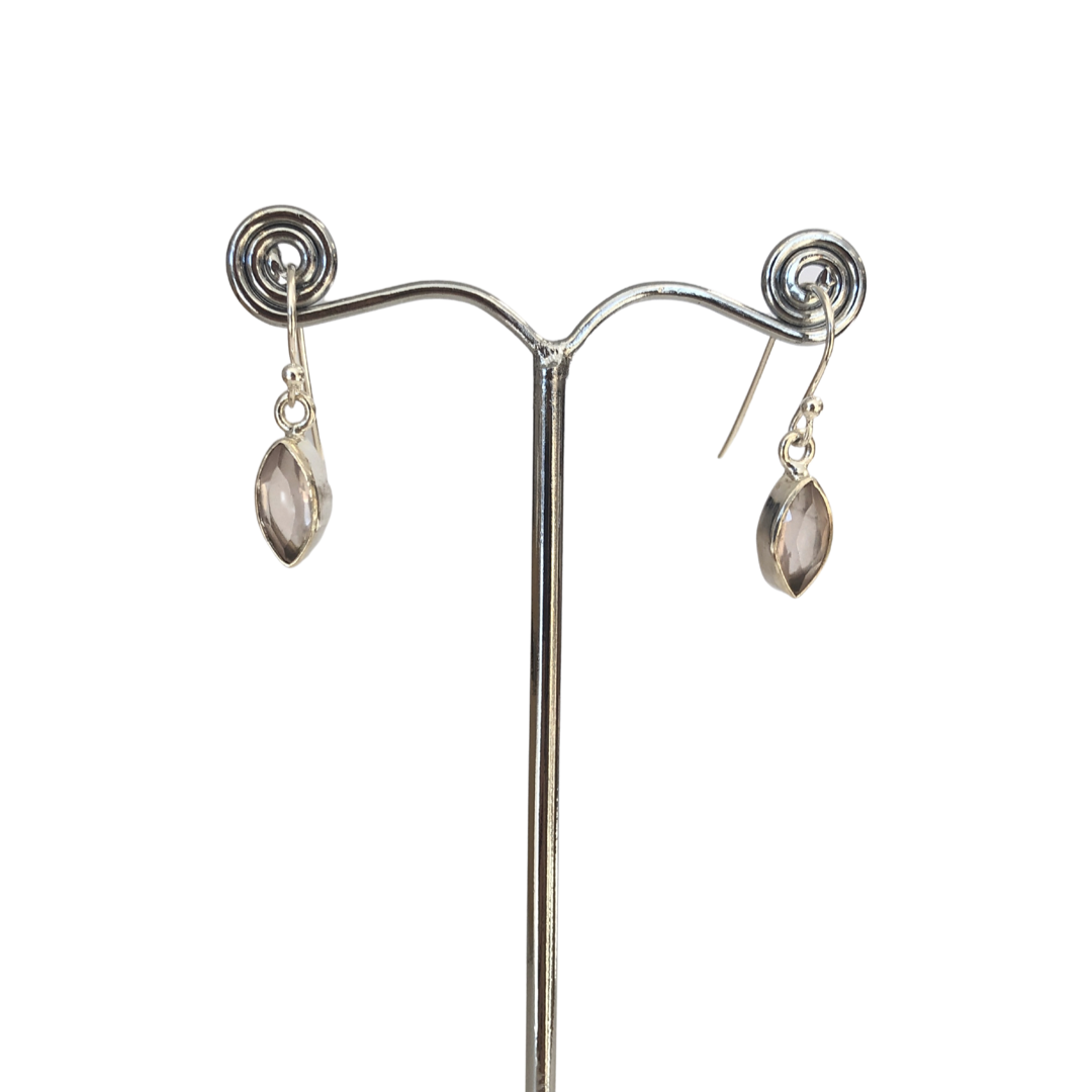 Maxine's Tears Cut Stone Earrings Marquise