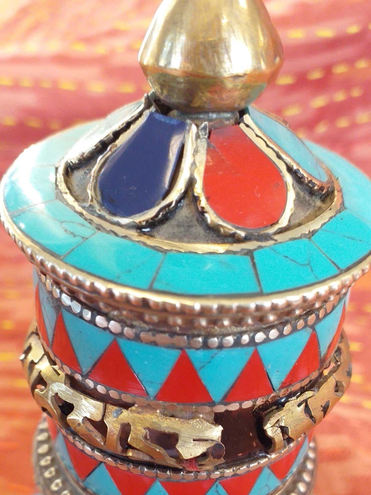 Table Prayer Wheel Embossed