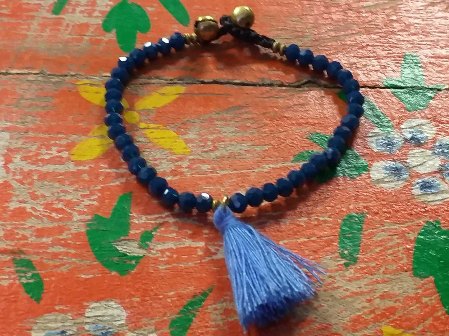 Bead and Tassel Bracelet