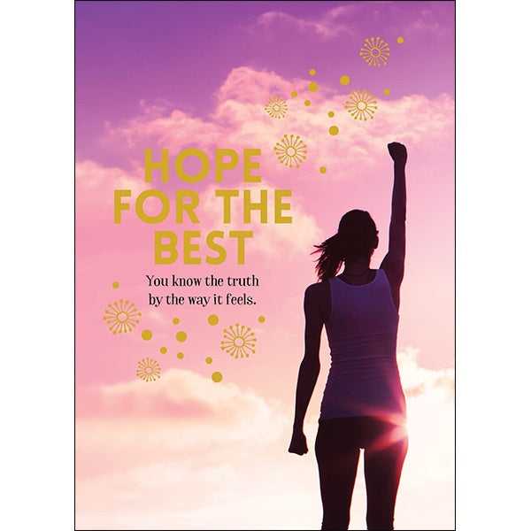 Hope for the best. Card
