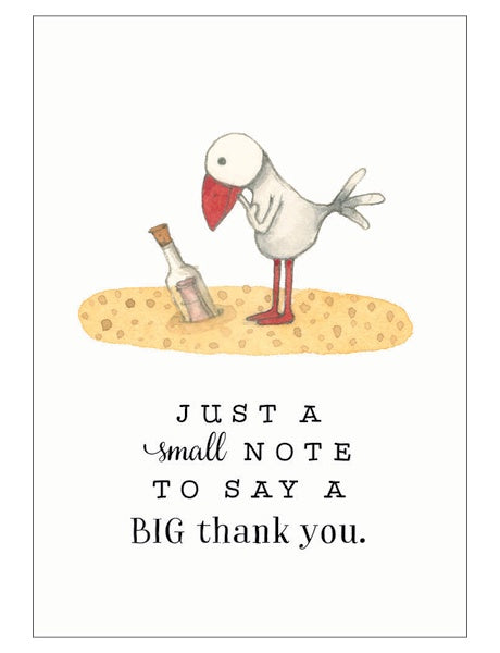 Just A Small Note - Gift Tag