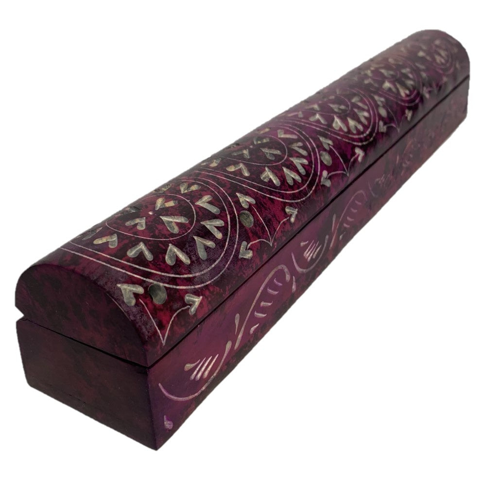 Purple Soapstone Incense & Cone Burner