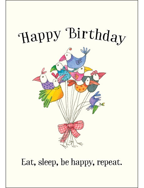 Eat Sleep Be Happy Repeat- Gift Tag