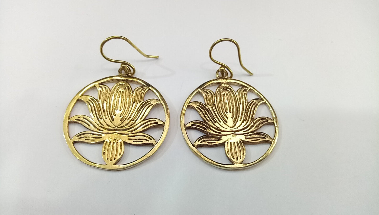 Botanical Lotus Earring