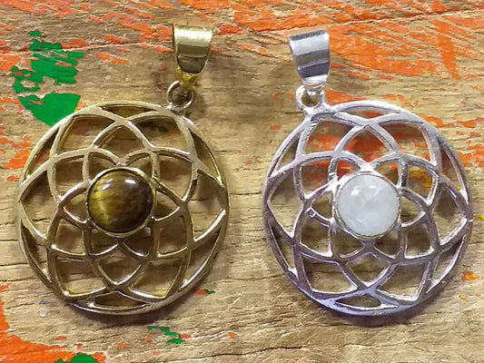 Sacred Geo Stone Pendant