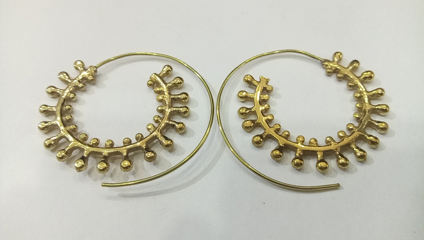 Abarrane Brass Earring
