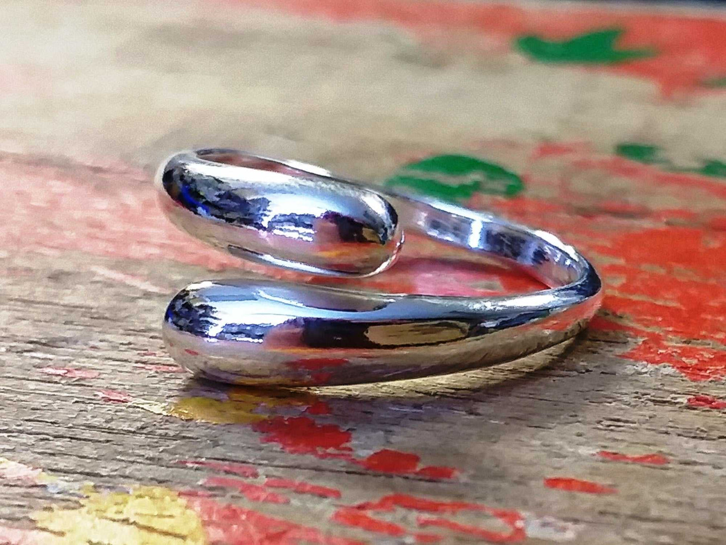 Sterling Overlap Ring