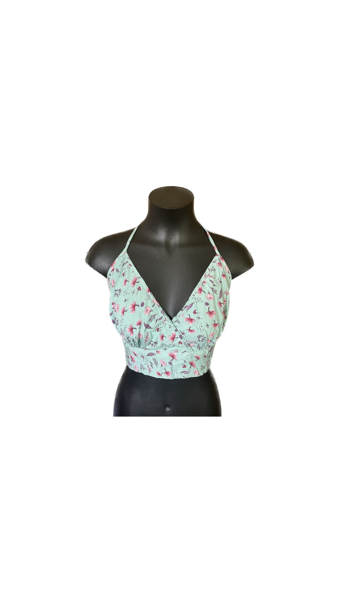 Floral Tie Bra Top