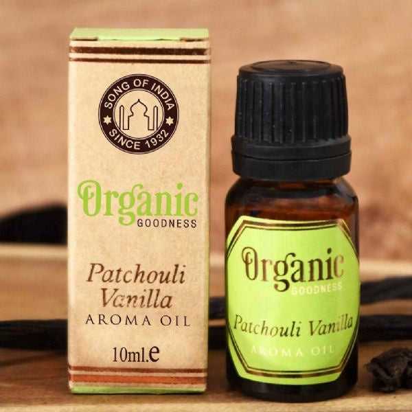 Organic Goodness Patchouli Vanilla Aroma Oil Himalayan Trading Post Ltd
