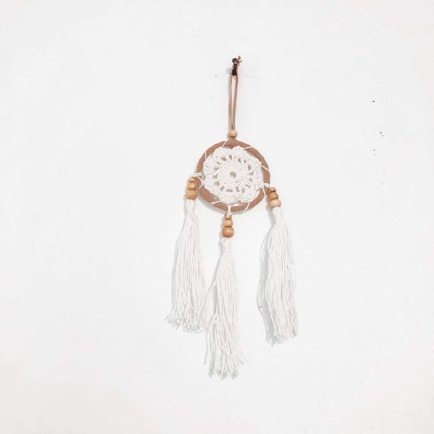 Cotton Tassel Dreamcatcher