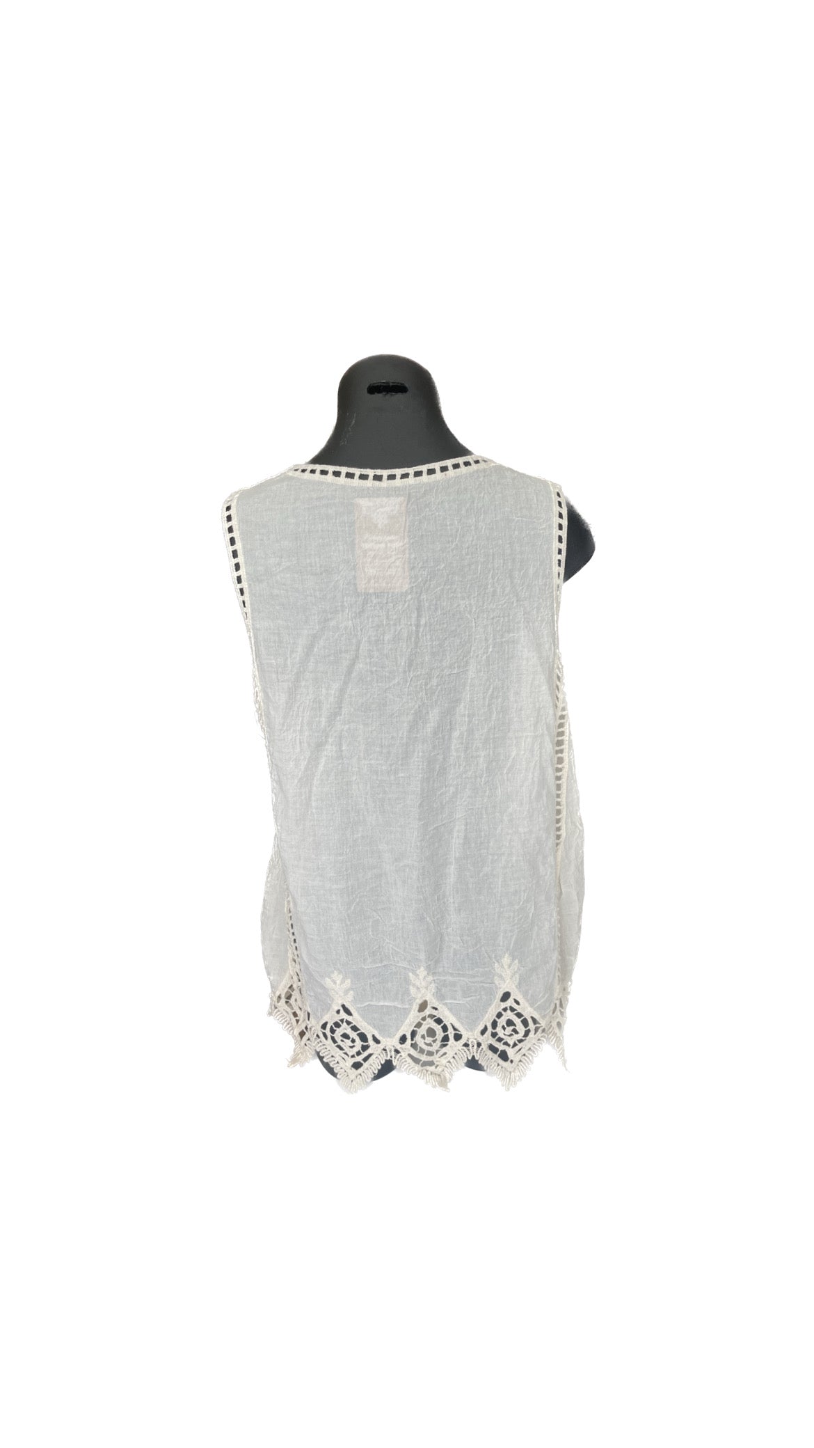 Lara Crochet Detail Top