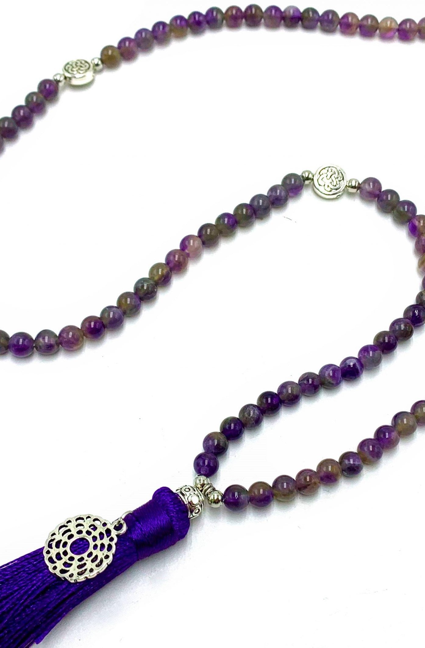 Amethyst Mala Crown Chakra