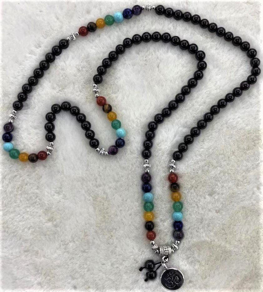 Garnet Chakra Mala Necklace