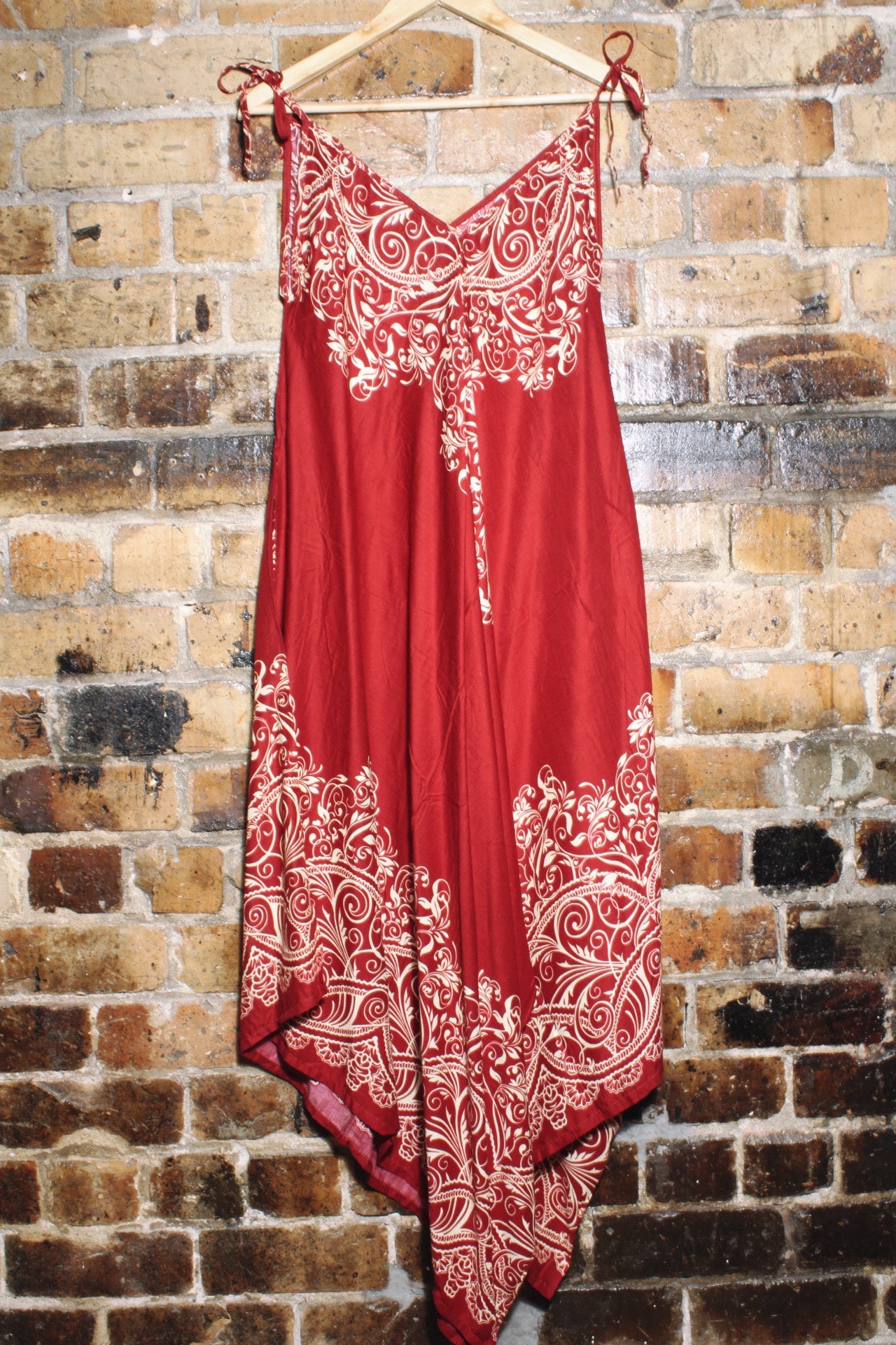 Anakayla Rayon Flower Vine Jumpsuit