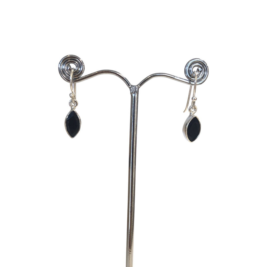 Maxine's Tears Cut Stone Earrings Marquise