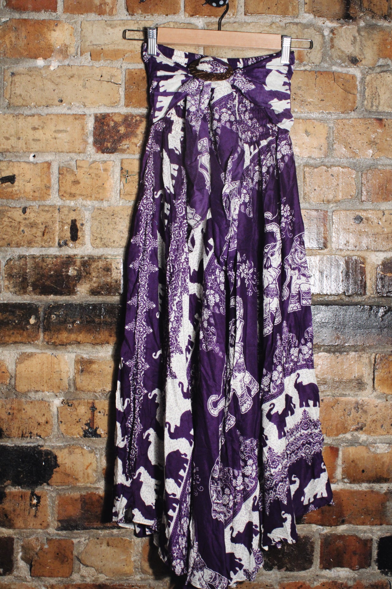 Moni Rayon Elephant Coconut Skirt