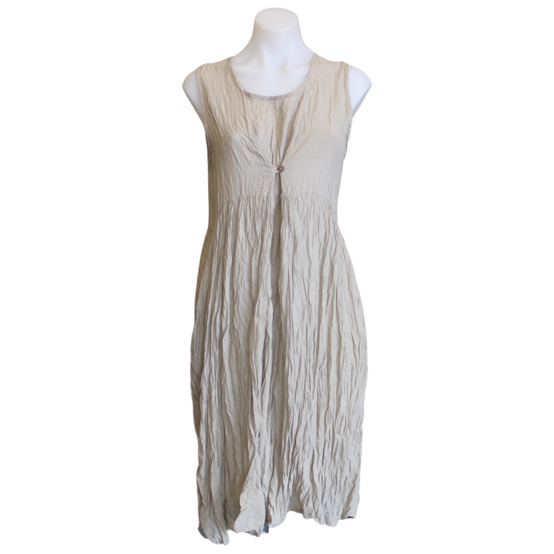 Clara One Button Dress - 3 Colours