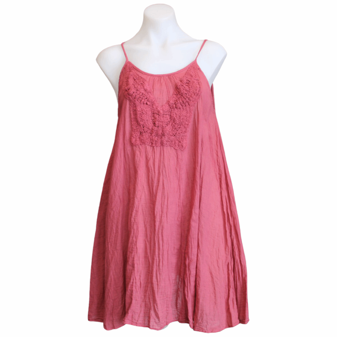 Crochet Top A-line Dress