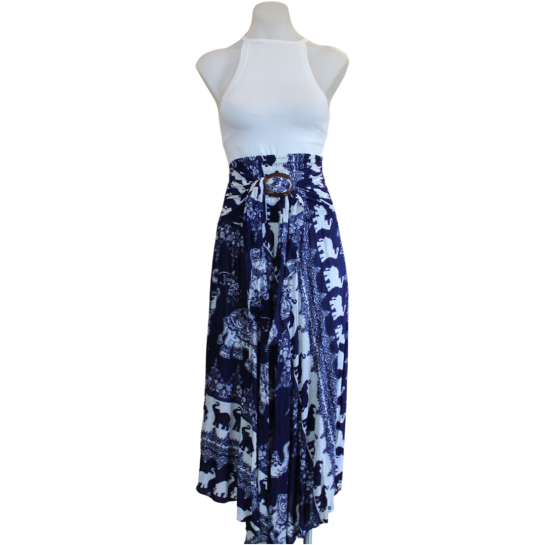 Moni Rayon Elephant Coconut Skirt