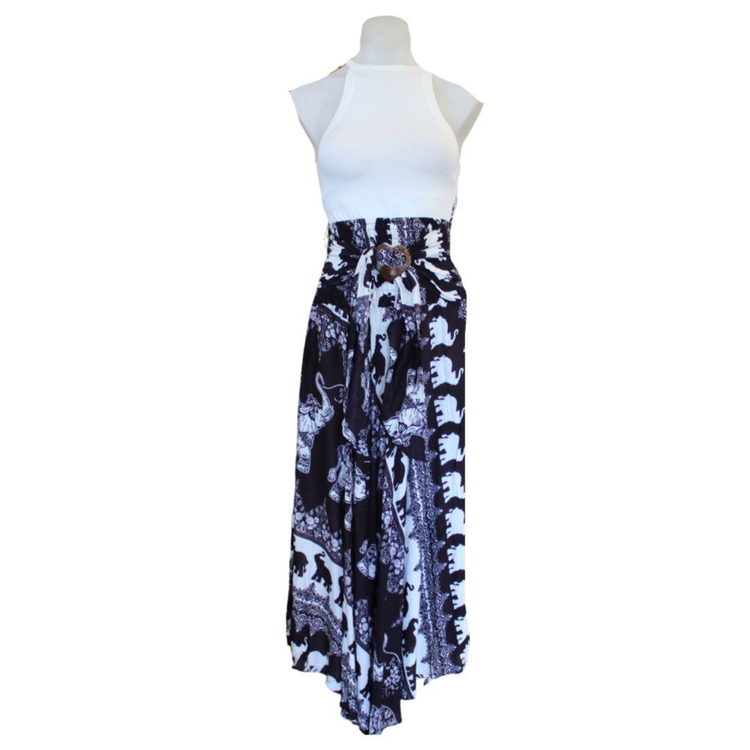 Moni Rayon Elephant Coconut Skirt