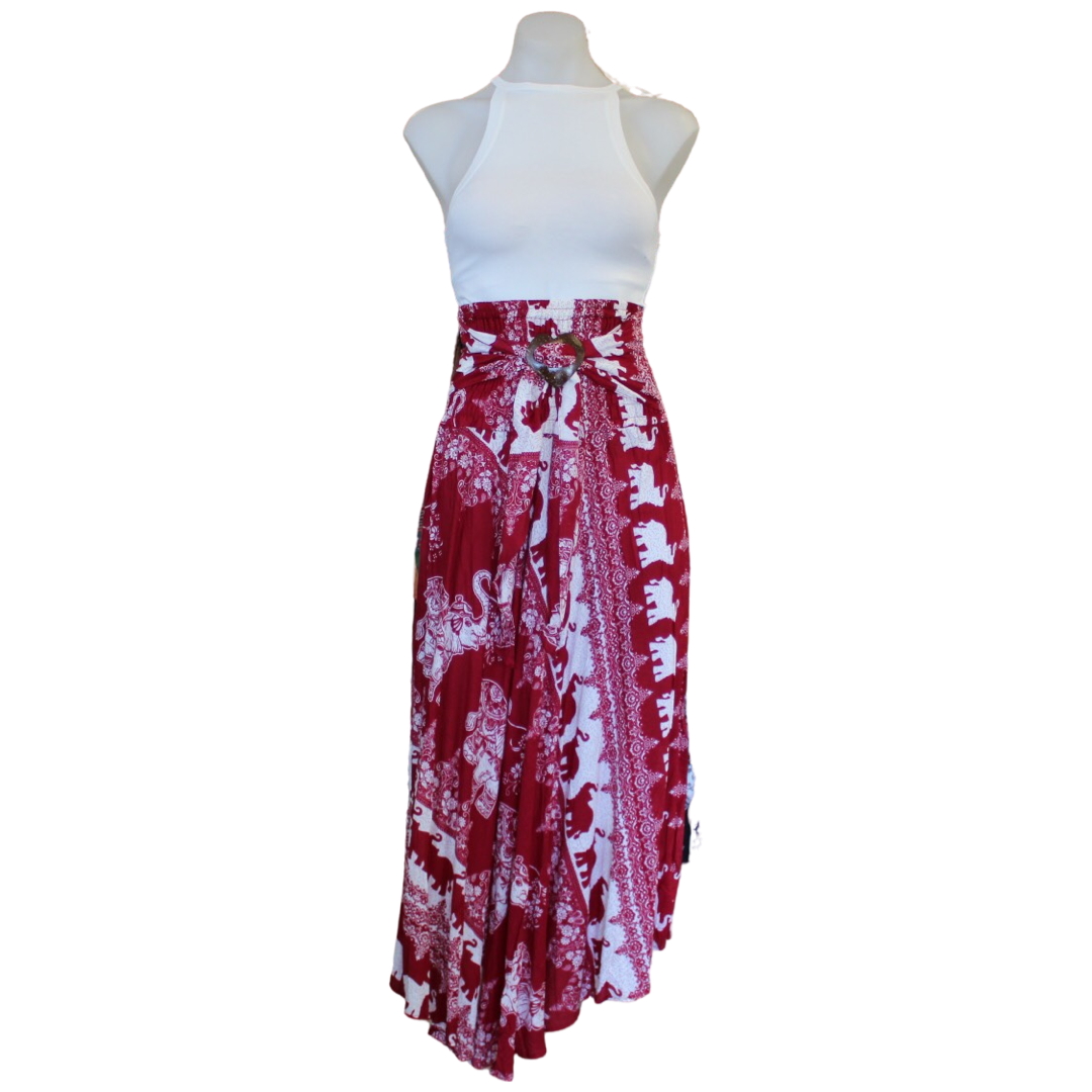 Moni Rayon Elephant Coconut Skirt