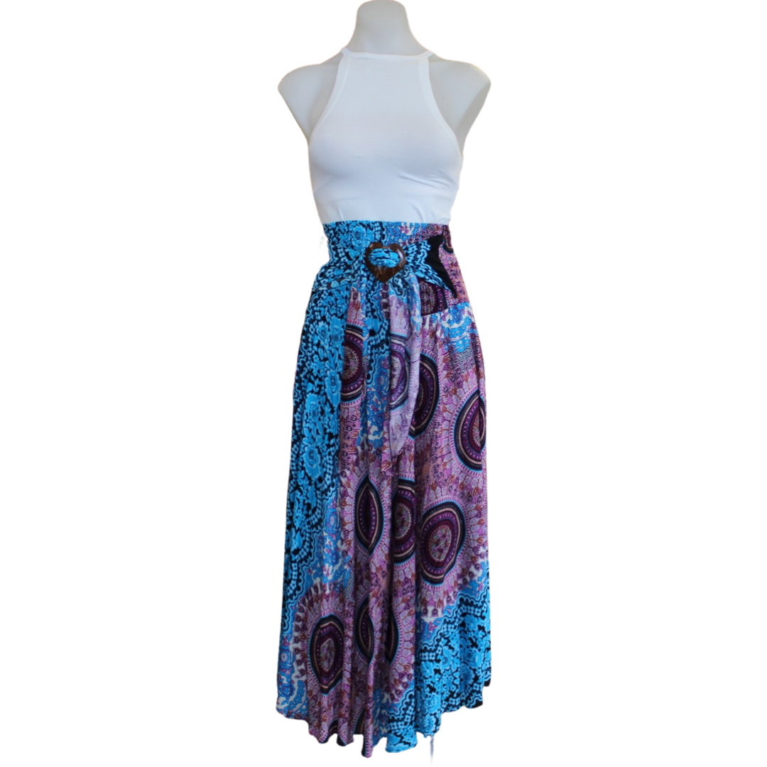 Chloe Rayon Mandala Coconut Skirt