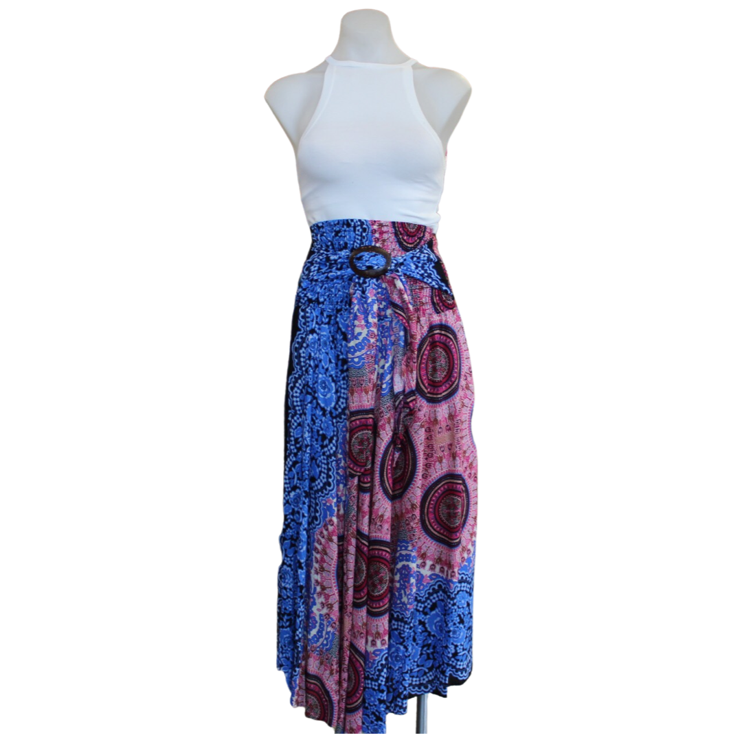 Chloe Rayon Mandala Coconut Skirt